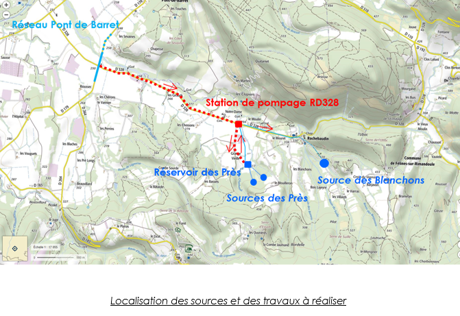 Action 7 - Alimentation en eau de Rochebaudin