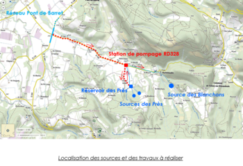 Action 7 - Alimentation en eau de Rochebaudin