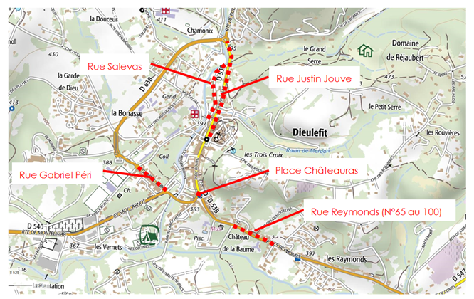 Action 1 - Réseaux d'eau potable à Dieulefit